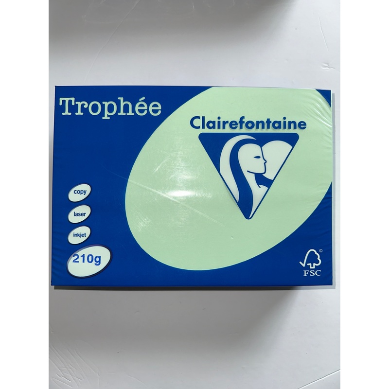 Clairefontaine Trophe A4 Paper (210 GSM, 250 Sheets) – Available in Various Colors