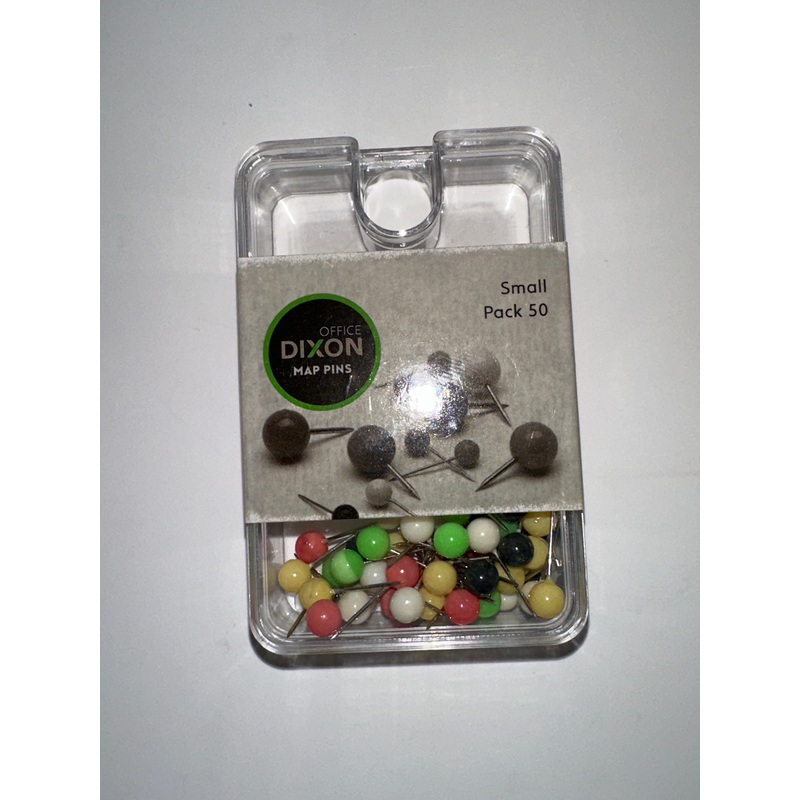 Dixon Office Map Pins – Small Pack 50