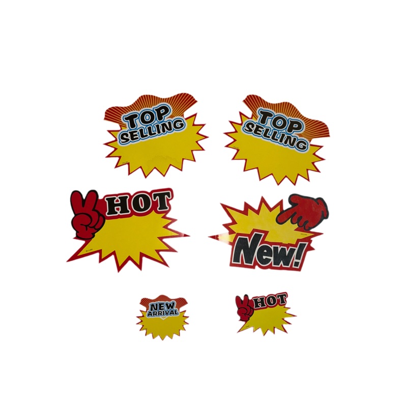 Eye-Catching Retail Sale & Promotion Display Signs – Pack of 31