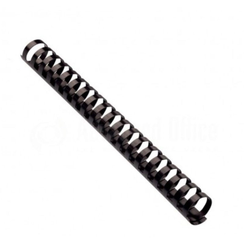 Fellowes Binding Combs – 16mm Diameter, Black, 25 Pack