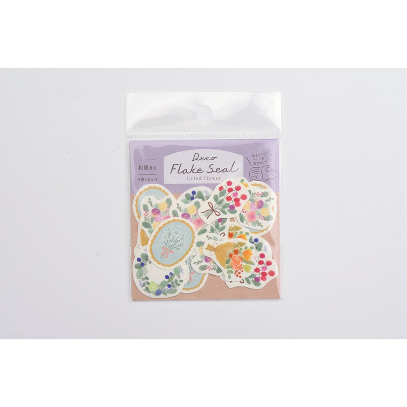 Furukawa Paper Deco Flake Sticker – Dried Flowers