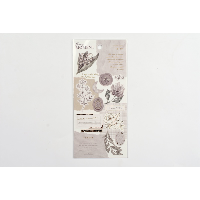 Mind Wave Every Moment Sticker – Grey
