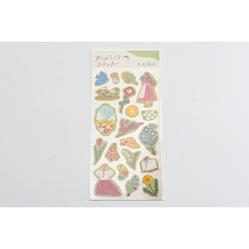 Mind Wave Girl Meets Sticker – Picking Flowers