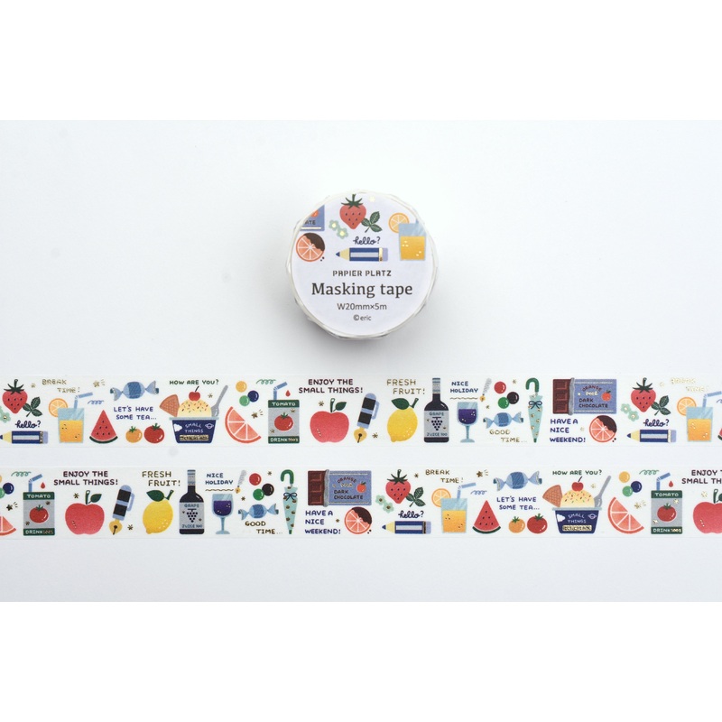 Papier Platz x eric – FRUIT Masking Tape