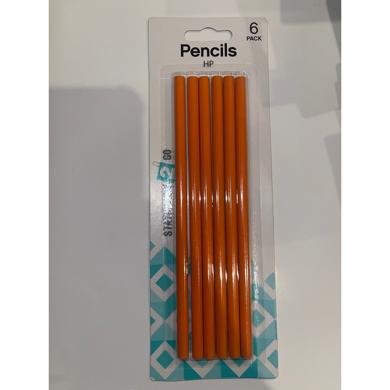 Stationery 2 go pencils HP pack of 6