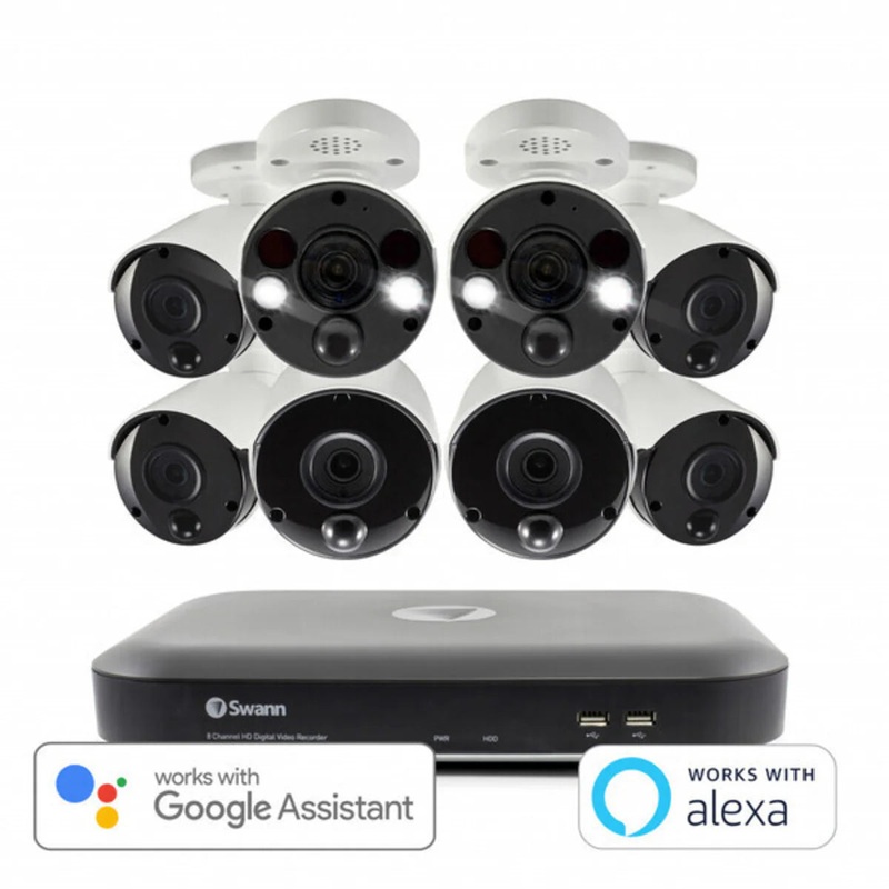 Swann 2TB 4K 6 Bullet & 2 Spotlight Camera Security System (SKU: SWDVK-855806B2FB-AU)