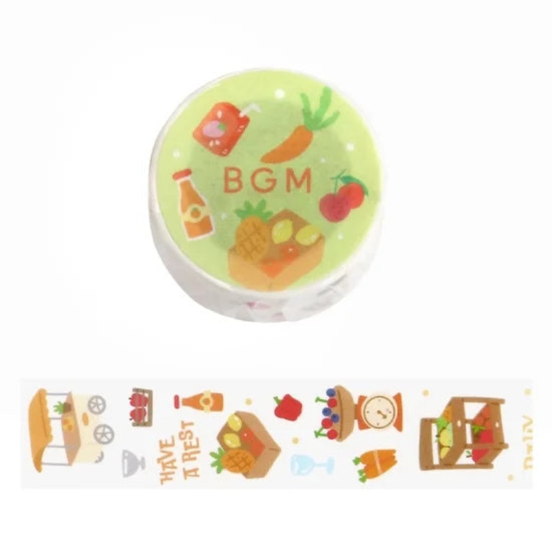 BGM Washi tape – Open Today – Market