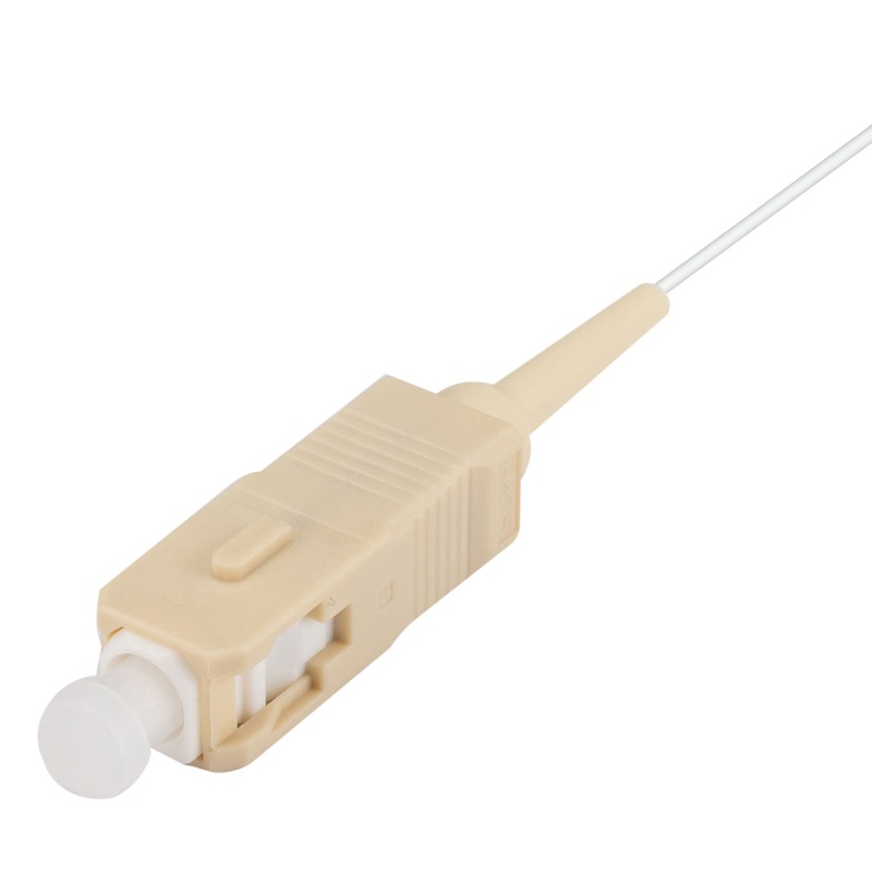 DYNAMIX 2M SC Pigtail OM1 6x Pack Colour Coded, 62.5/900um Multimode Fibre, Tight Buffer LSZH Jacket
