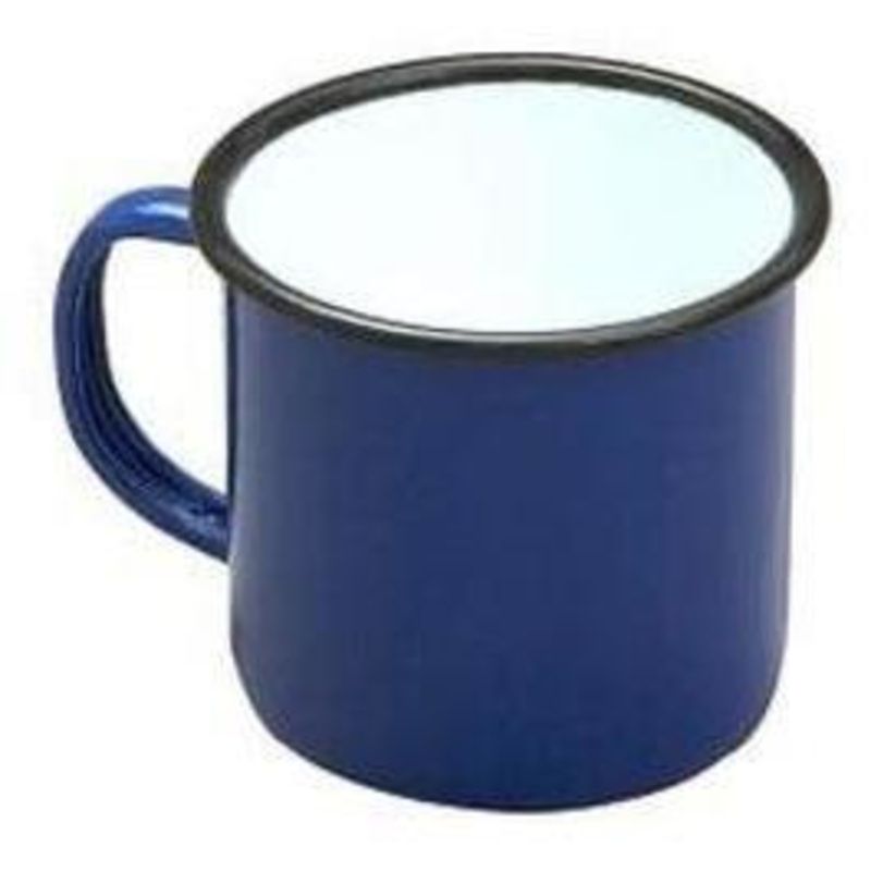 FALCON MUG ENAMELWARE BLUE 8CM 284ML