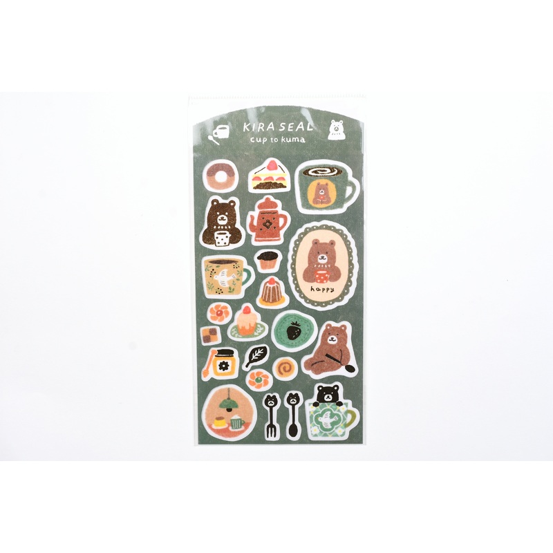 Furukawa Kira Seal Sticker – Cup and Bear