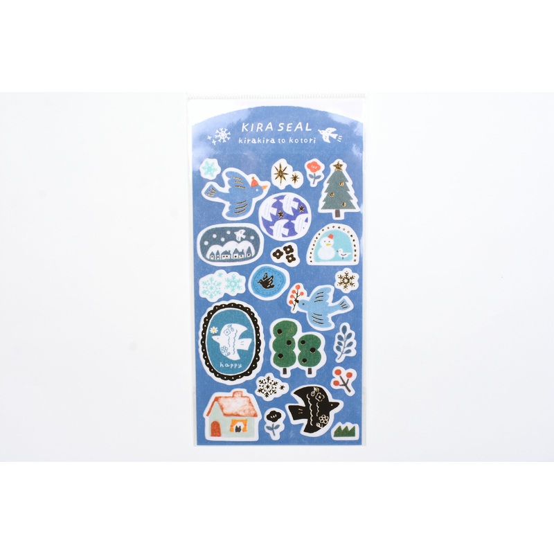 Furukawa Kira Seal Sticker – Sparkle and Bird