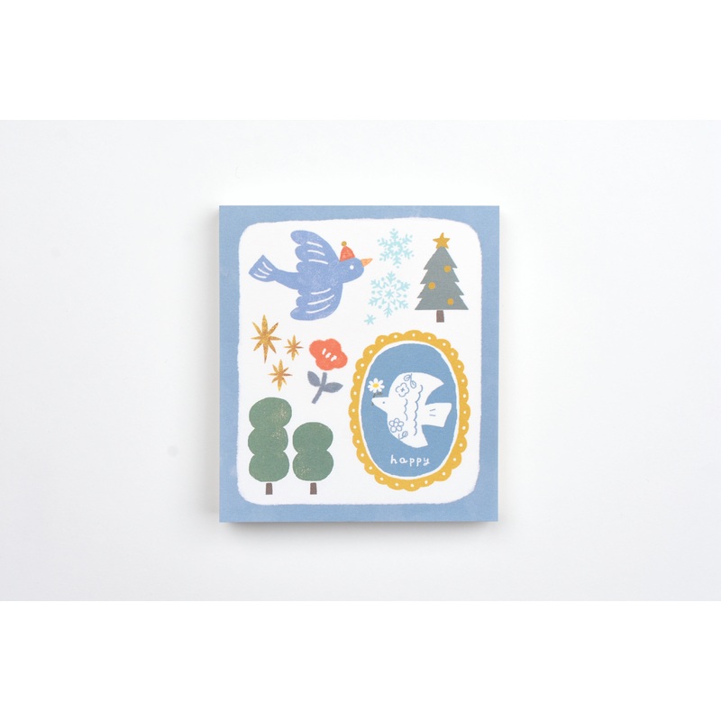 Furukawa Paper Memo Pad – Sparkle and Bird
