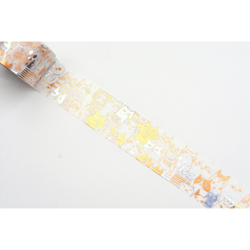SEAL-DO Washi Tape – Shinzi Katoh – Many Cats – 27mm