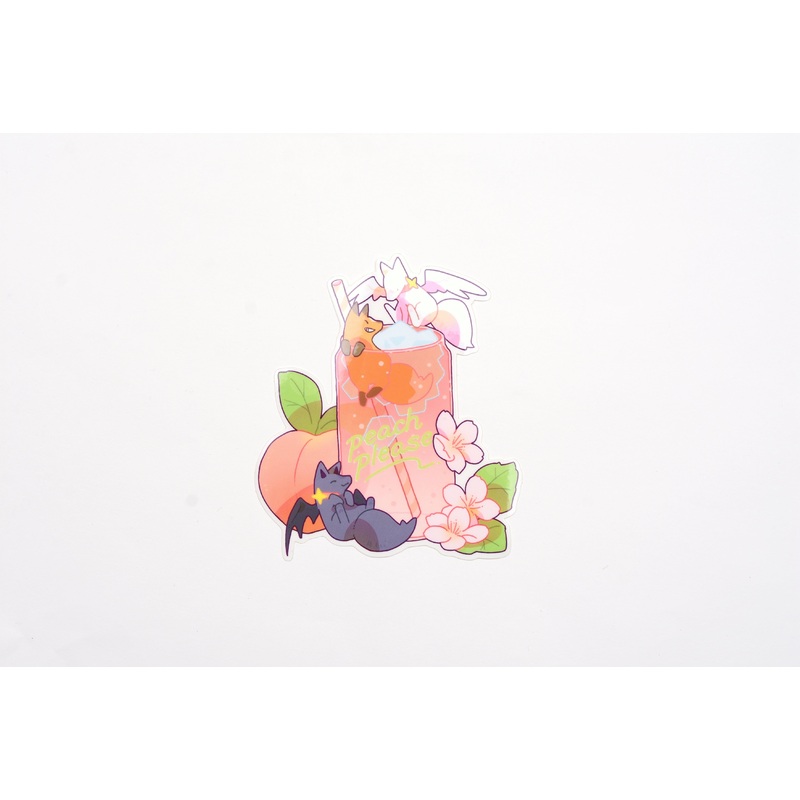 Ameruu Sticker – Peach Please Soda