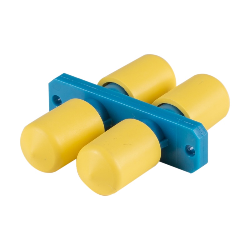 DYNAMIX Fibre ST to ST Duplex, Single-mode Joiner, Ceramic sleeve, Blue Colour