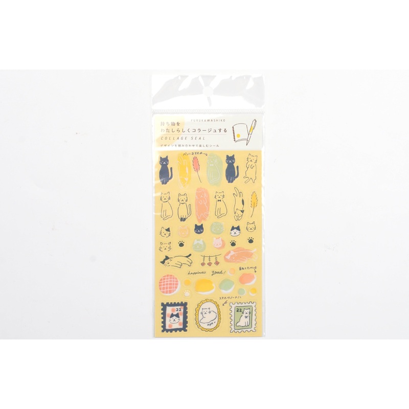Furukawa Planner Collage Sticker – Cat