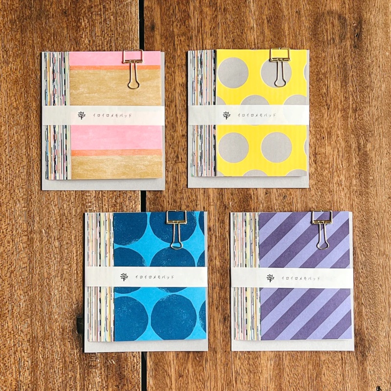 Mizushima IROIRO Memo Papers – Dots and Stripes