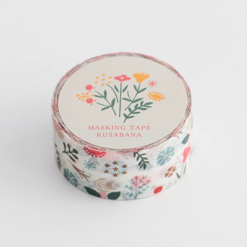 Mizushima Masking Tape – Kusabana (Wild Flower)