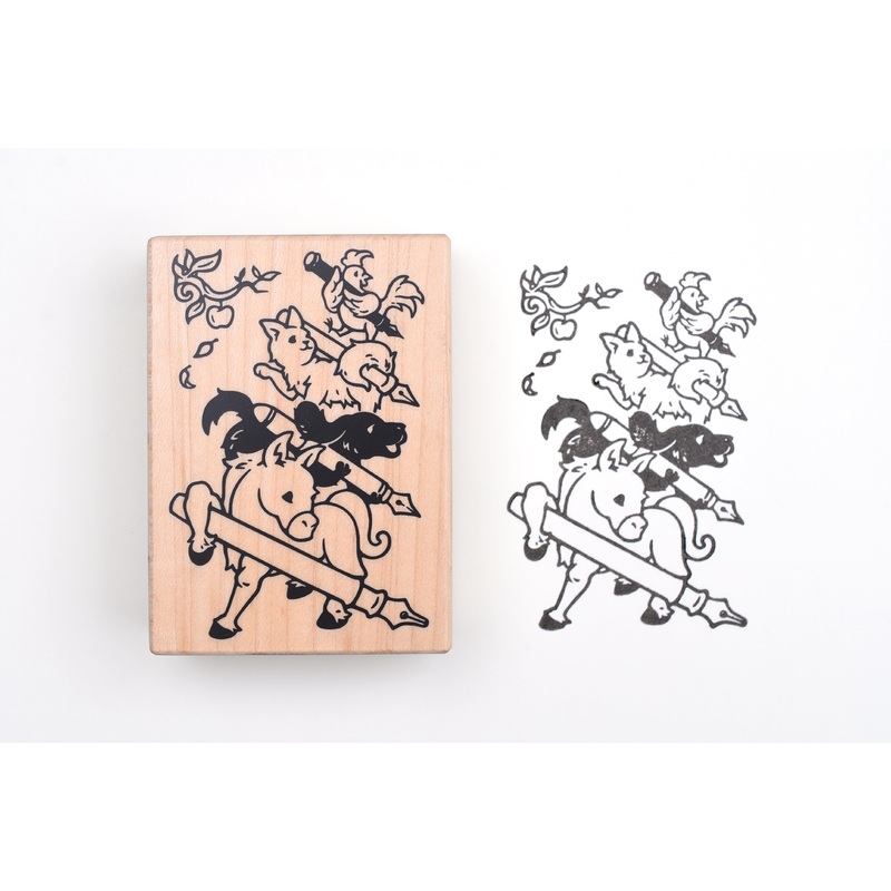 Stationery Zoo – Bremen Musicians Currently Inked Stamp