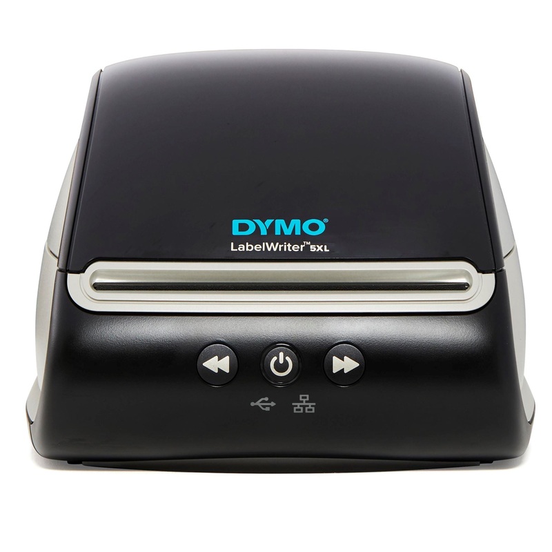 DYMO LabelWriter 5XL Label Printer. Print up to 53 Labels per Minute. Print 4″ x 6″ Shipping & Warehouse Labels, Large Format Labels. For PC & MAC, 300 x 300 DPI, No Keyboard.