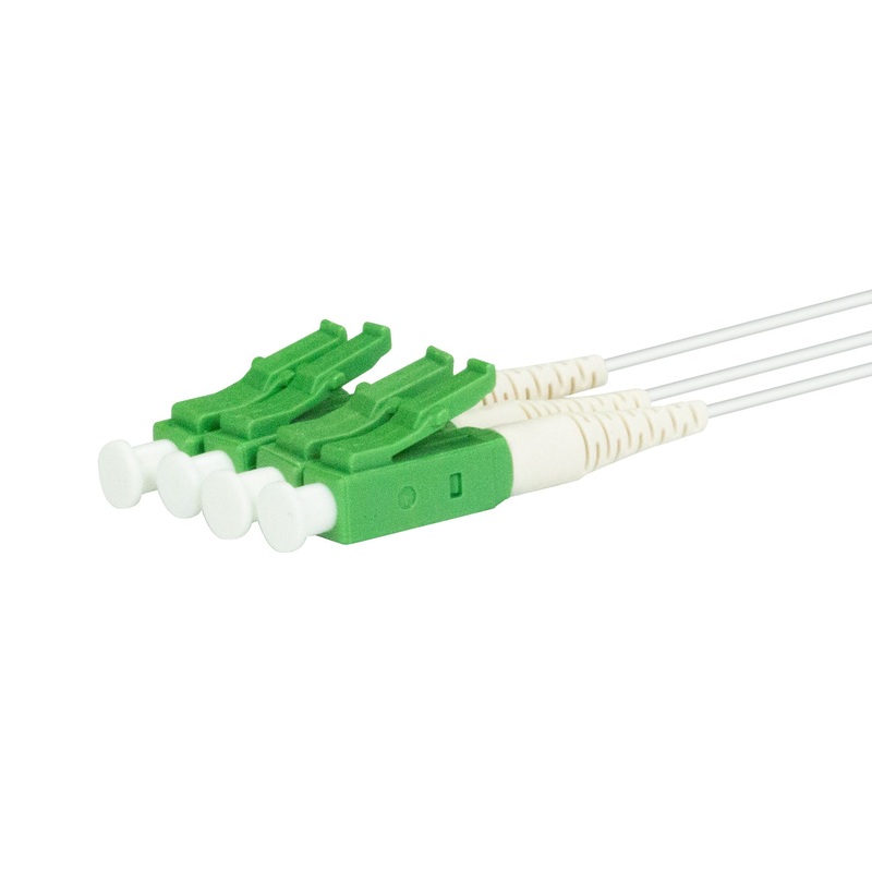 DYNAMIX PLC Fibre Optic 2:4 LC/APC Splitter Cassette Rear Input Module 2x IN & 4x Out. Designed for FTTx Deployments (GPON/BPON/EPON), CATV, LAN, PON. *Rear Input Ports