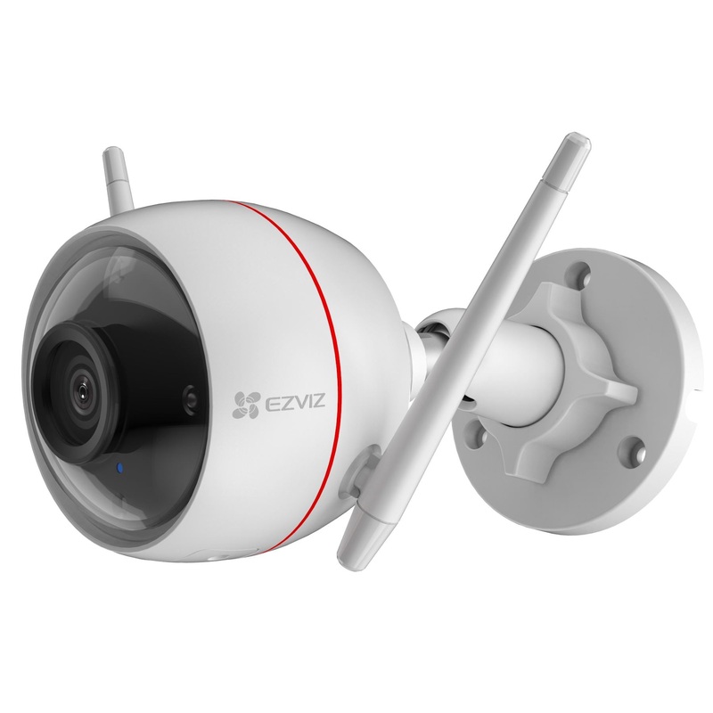 EZVIZ C3W PRO 2MP Outdoor WiFi Smart Home Camera with Colour Night Vision. 2.8mm Lens, 1/2.7″ Progressive Scan CMOS Smart H.264/H.265, 3D DNR, Digital WDR, Max 30FPS, Micro SD Card Slot 256G