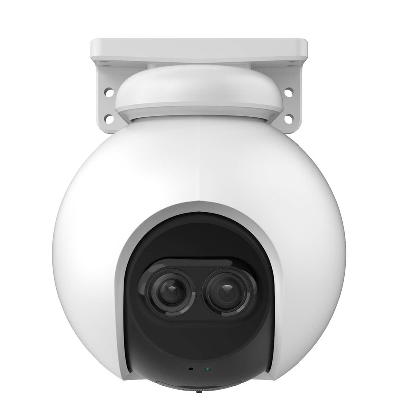 EZVIZ C8PF 2MP Outdoor WiFi PTZ Security Camera with 360-Degree FoV. 1/2.7″ Progressive Scan CMOS, 4mm Lens. IR 30m, 3D DNR, Digital WDR, Supports 512GB SD Card, 30fps, H.265/264, IP65, PinP Mode, No Ant.