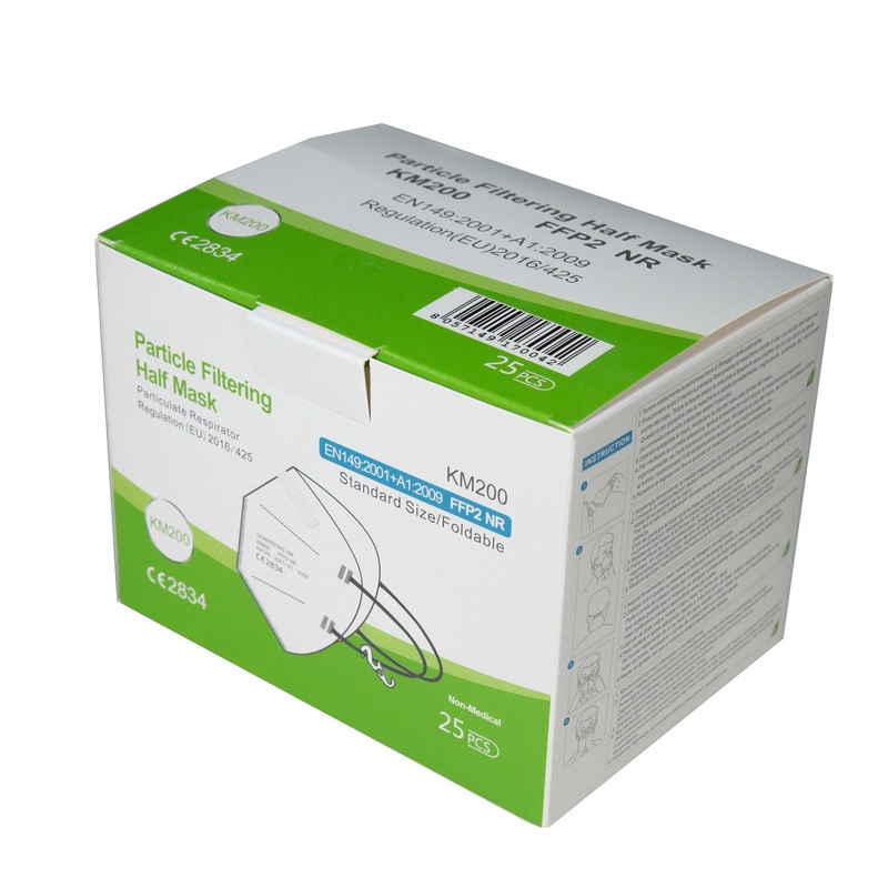 FFP2 Protective Face Mask – 25pcs Mask Bands Fit Comfortably and Clip Behind Head. Nose Bridge can be Moulded to Fit Nose.*Non-Medical* White STOCK CLEARANCE SALE Up to 75% OFF