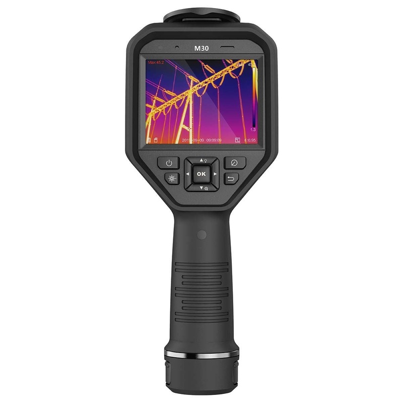 HIKMICRO M30 Handheld Wi-Fi Manual Focus Thermal Imaging Camera. 3.5″ LCD Touch Screen. Thermal, Visual, Fusion, PIP & Blending Image Modes. Thermal Resolution: 110,592 Pixels.