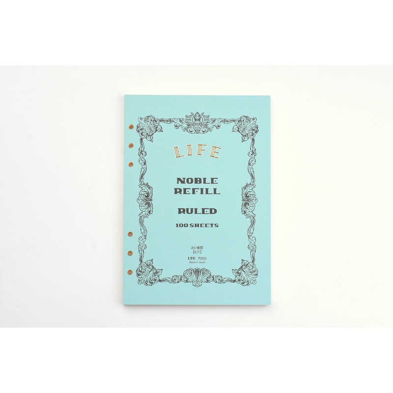 Life Noble Note – A5 Ringed Refill – Ruled