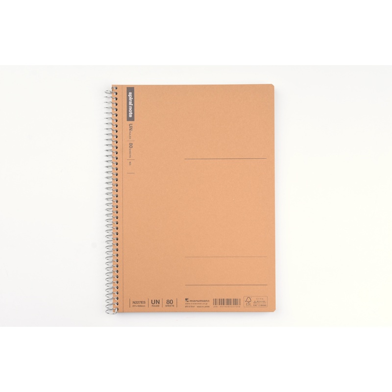 Maruman Basic Spiral Ring Notebook – A5 – Blank