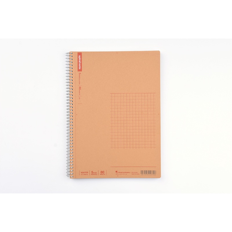 Maruman Basic Spiral Ring Notebook – A5 – Grid