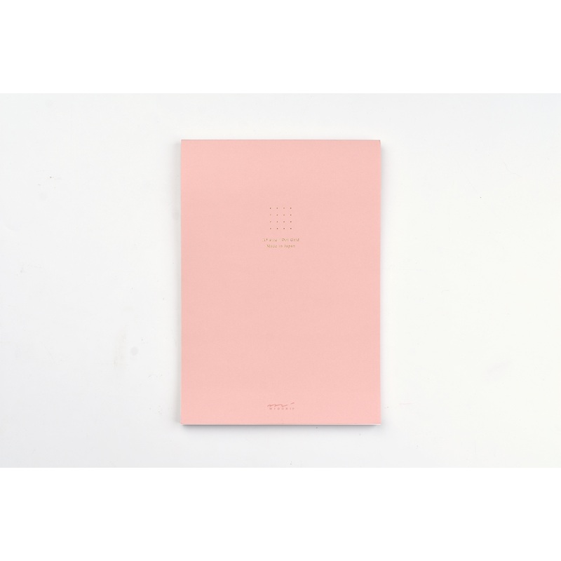 MD Paper Pad Soft Color – A5 – Dot Grid – Pink