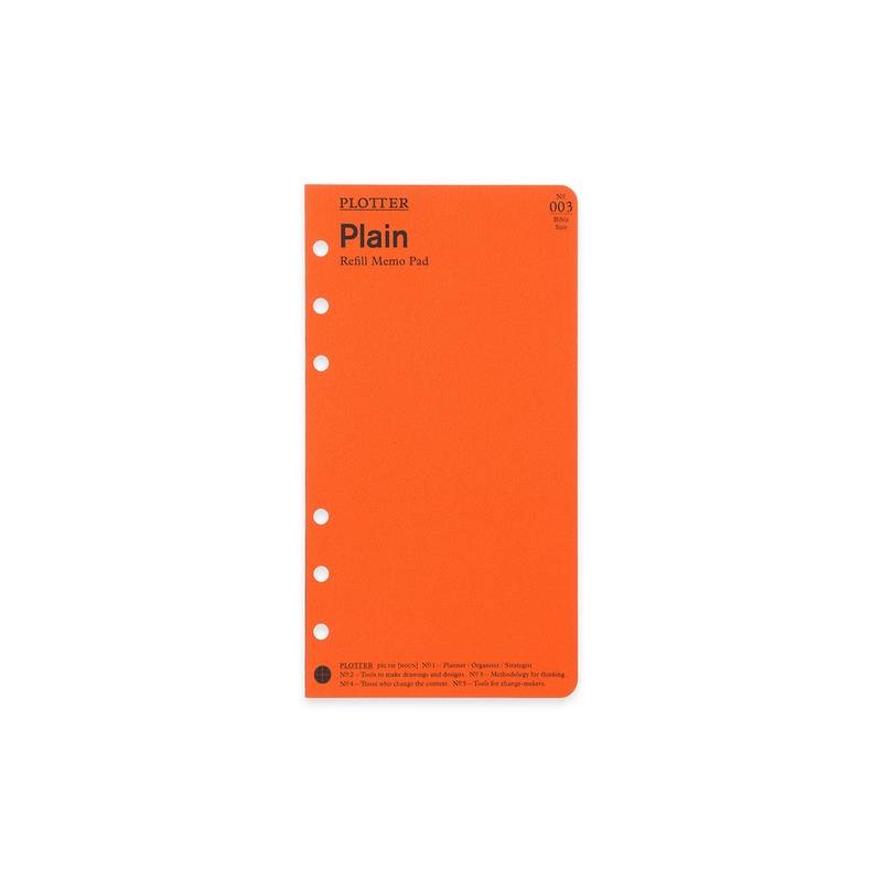 PLOTTER Refill Memo Pad – Bible Size