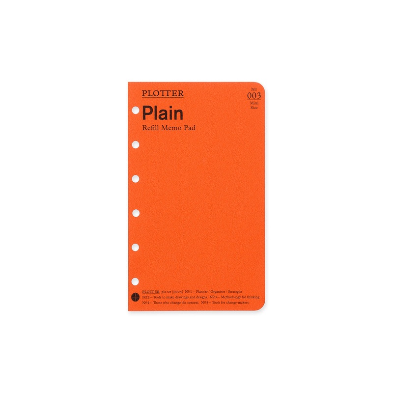 PLOTTER Refill Memo Pad – Mini Size