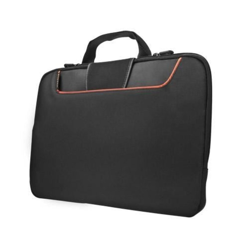 EVERKI Commute Laptop Sleeve 15.6”. Advanced memory foam for protection. Soft anti-scratch inner lining. Front stash pocket. Stow-away carrying handles. Limited Lifetime Warranty.