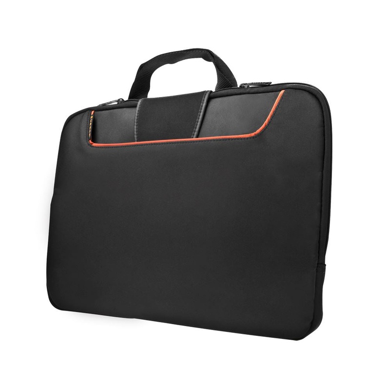 EVERKI Commute Laptop Sleeve 17.3”. Advanced memory foam for protection. Soft anti-scratch inner lining. Front stash pocket. Stow-away carrying handles. Limited Lifetime Warranty.
