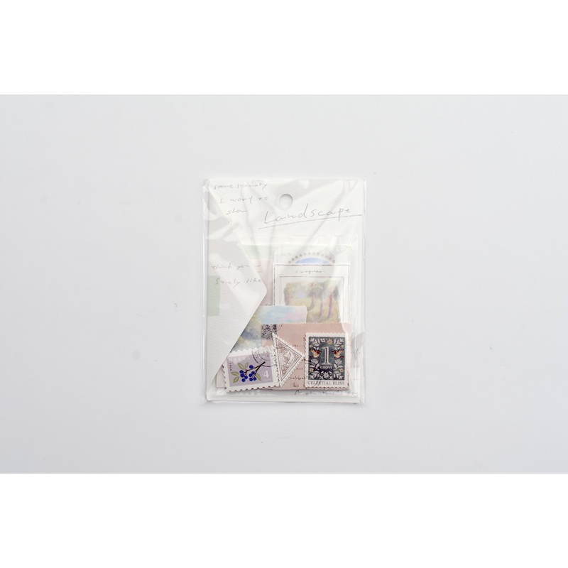 Mind Wave Landscape Sticker – Sunlight Filtering Through Trees