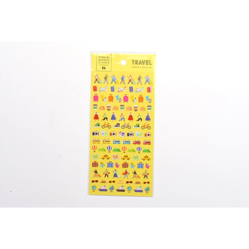 Mind Wave Otona no Bukatsu (Grown Up Hobbies) Sticker – Travel