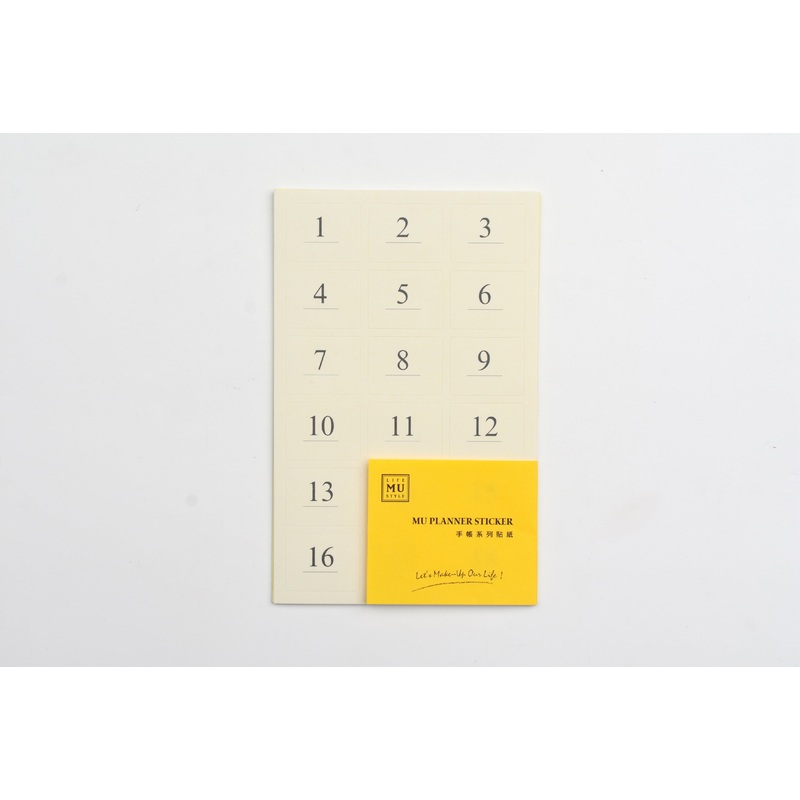 MU Planner Stickers