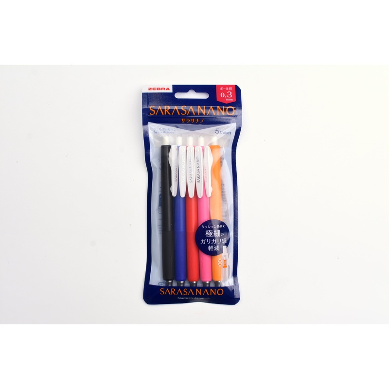 SARASA Nano – 0.3mm – Set of 5 – A