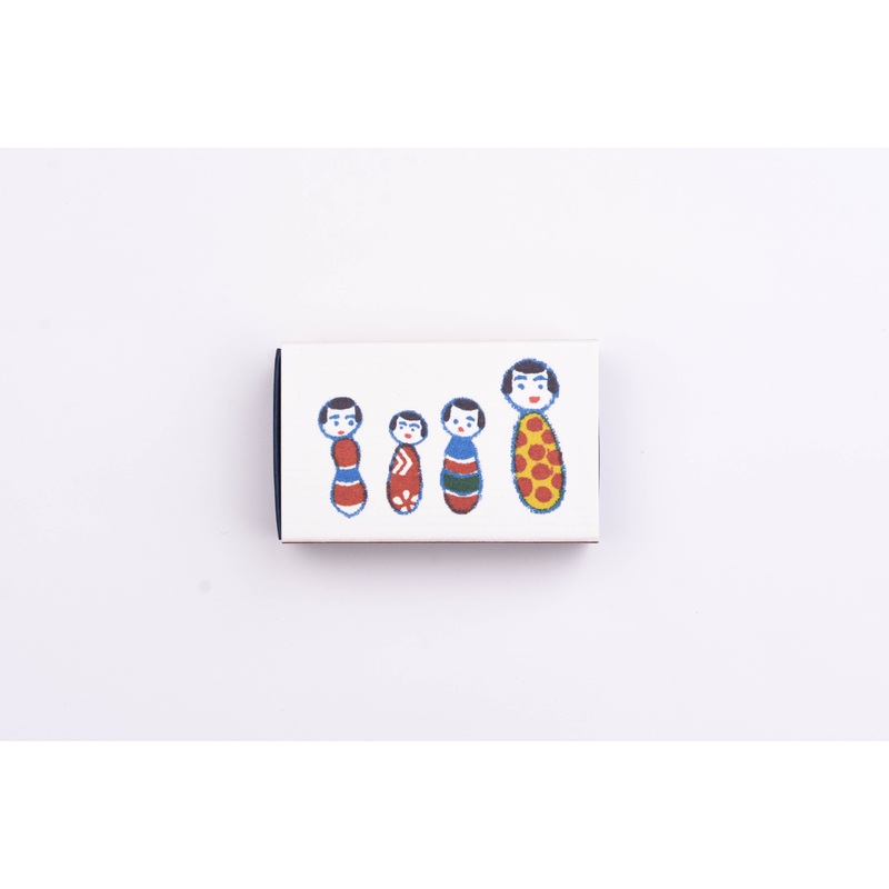 Classiky – Matchbox Small Flake Stickers – KOKESHI Doll