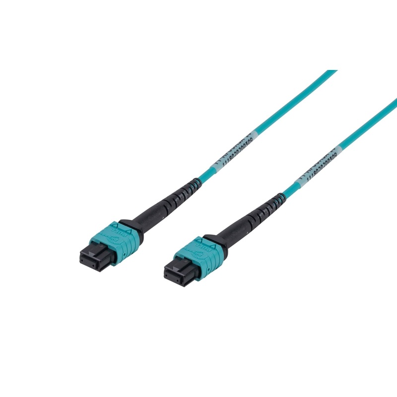 DYNAMIX 100M OM3 MPO ELITE Trunk Multimode Fibre Cable. POLARITY C Crossed Trunk Cable Made with ELITE Low Loss Female Connectors. *7-14 Days Lead Time if No Stock