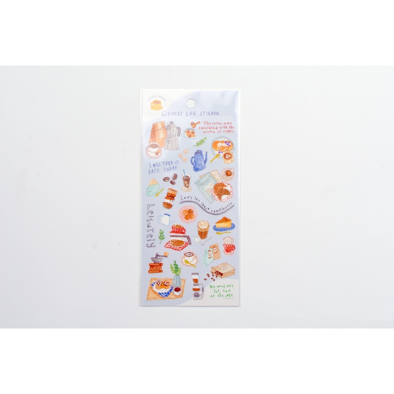 Mind Wave Choosy Life Sticker – Coffee Break