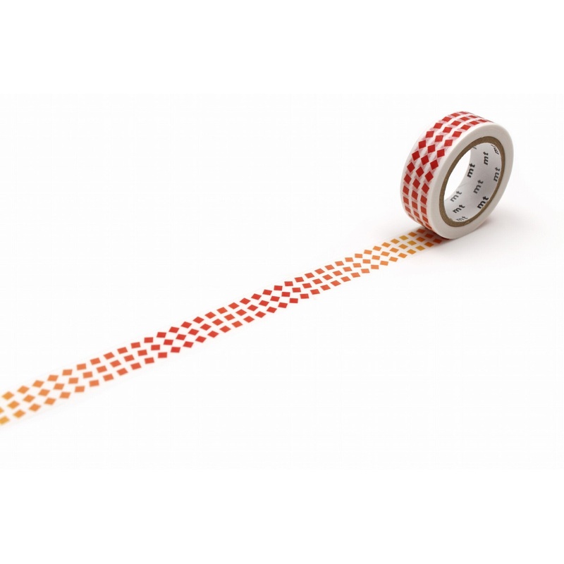 mt Washi Tape – roll square red
