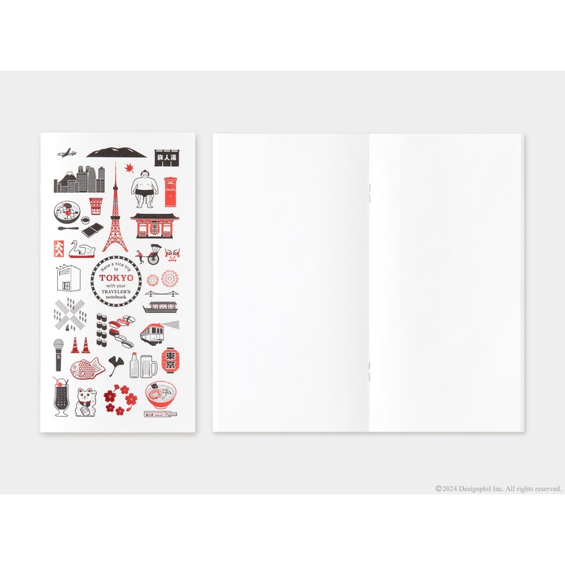 TRAVELER’s Regular Size Refill – TOKYO Blank – Limited Edition
