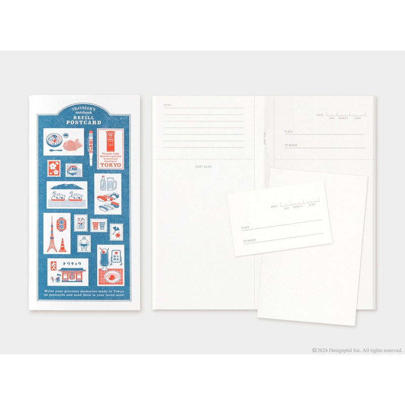 TRAVELER’s Regular Size Refill – TOKYO Postcard – Limited Edition