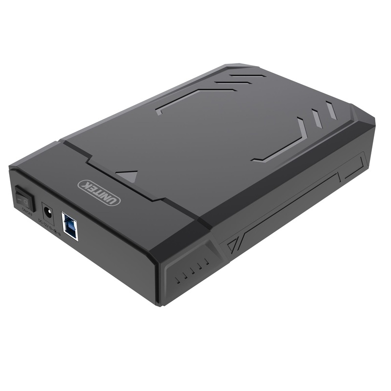 UNITEK USB 3.0 SATA HDD enclosure. Supports 3.5”/2.5” SATA HDD. Supports SATA 6G/3G/1.5G. Supports UASP (USB Attached SCSI Protocol) accelerates data transfer speed. Includes Power Adapter.