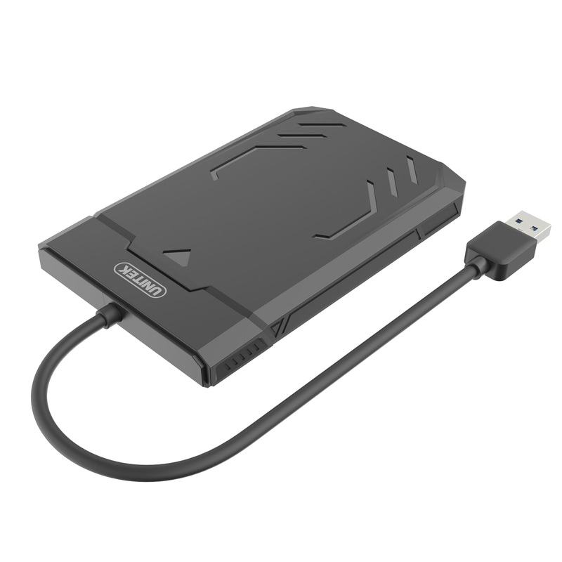 UNITEK USB 3.1 SATA HDD enclosure. Supports 2.5” SATA HDD. Supports SATA 6G/3G/1.5G. Supports UASP (USB Attached SCSI Protocol) accelerates data trasnfer speed. Plug and Play.