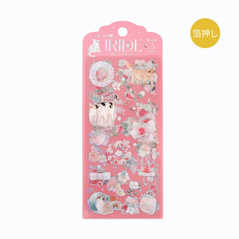 BGM – Foil Stamping Iride Sticker Sheets – Cat